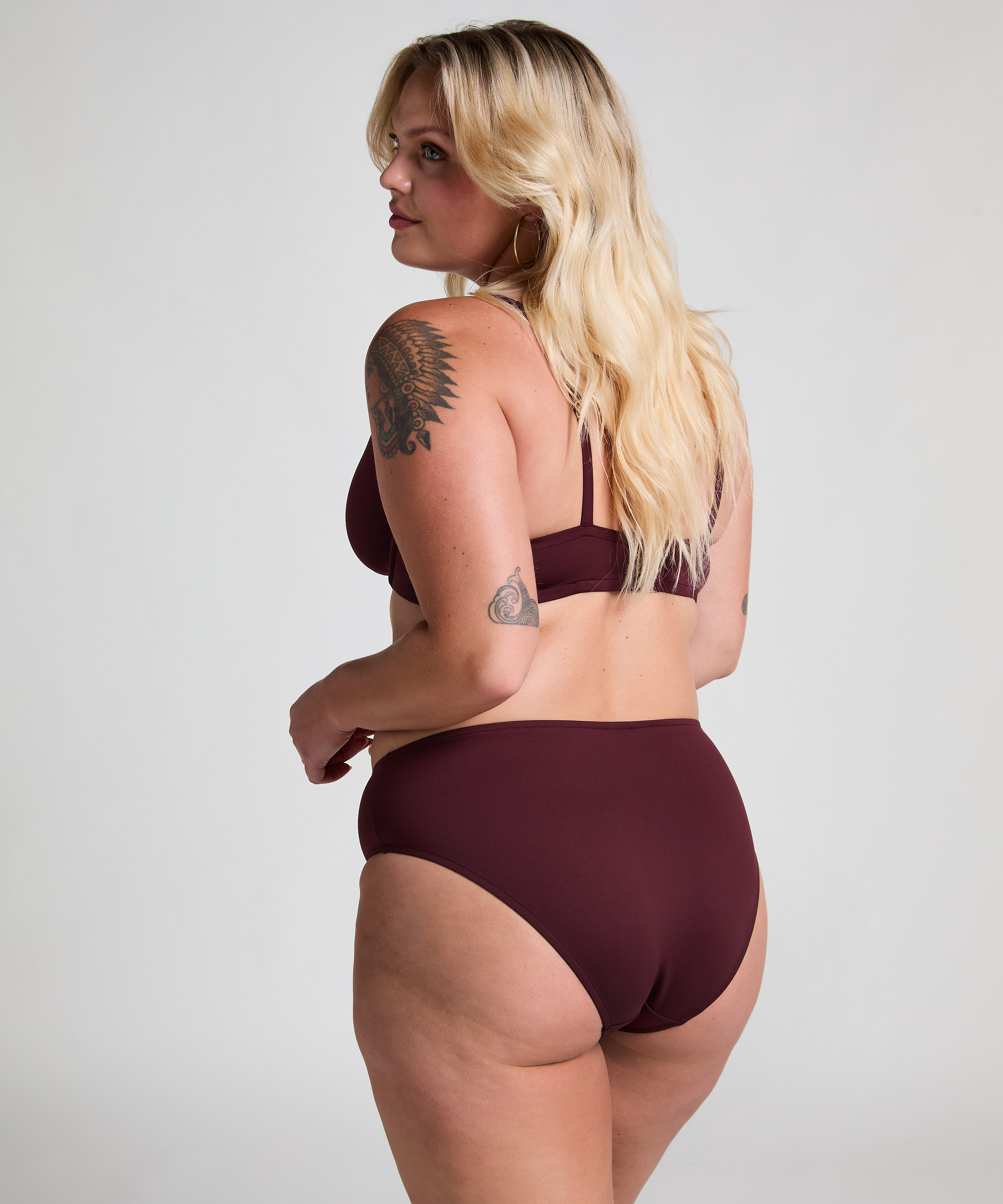 Rio bikiniunderdel i neopren, Lila, main