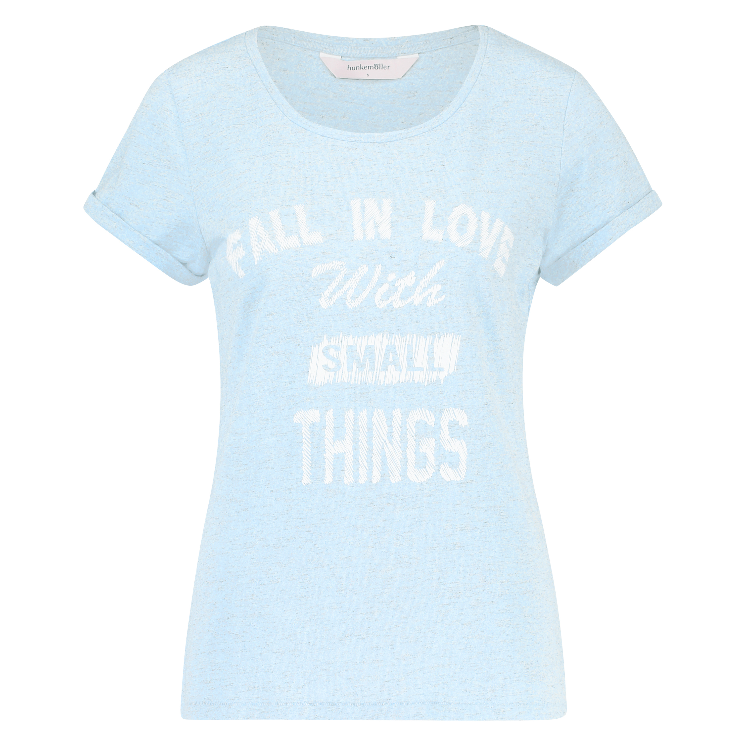 Topp SS Chest Print, Blå, main