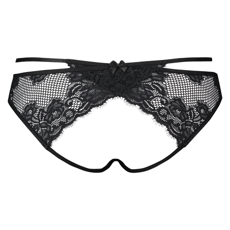 Brazilian-trosa Open Back Jenny, Svart