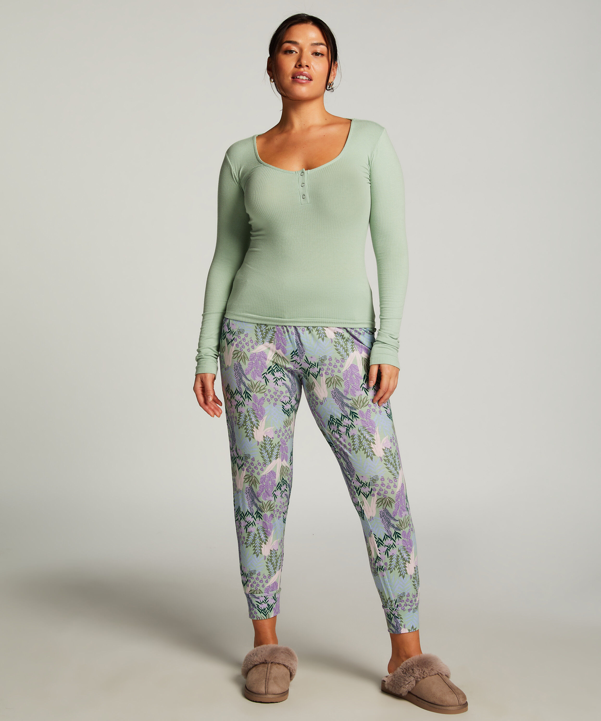 Petite pyjamasbyxor, Grön