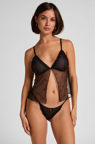 Hunkemöller Fruity brazilian-trosa Svart