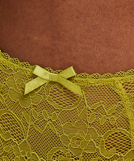 Riley högt skuren minibrazilian-trosa, grön