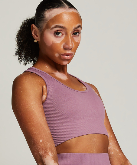 HKMX sömlös sport-bh, Lila