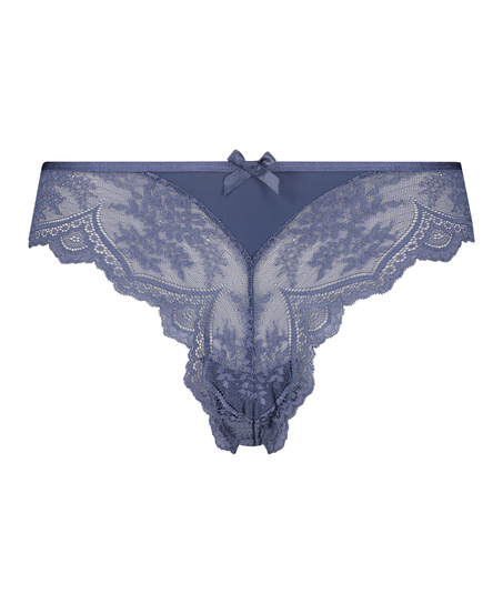 Heira högt skuren braziliantrosa, blå