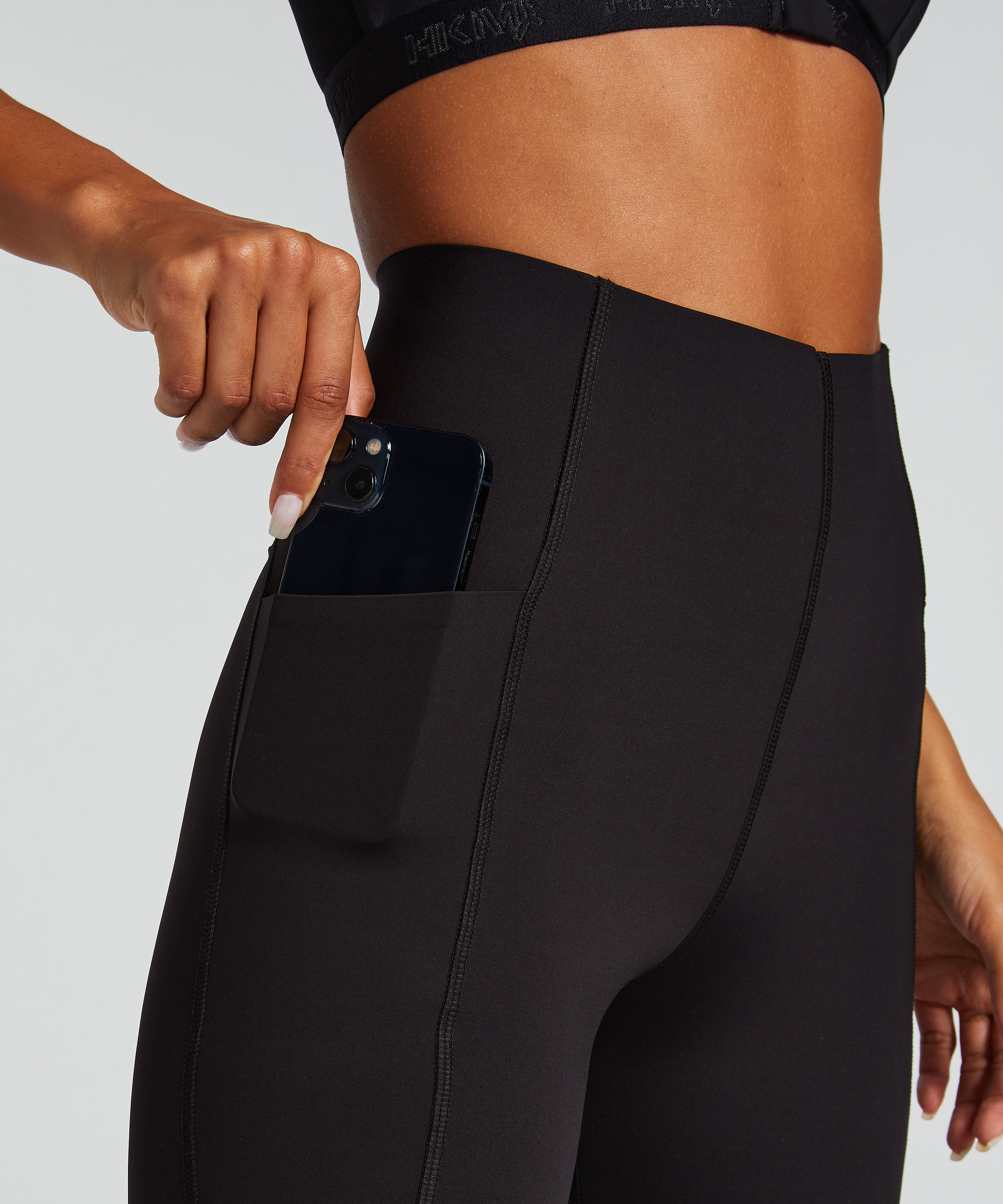 HKMX sportleggings med hög midja Boost, Svart, main