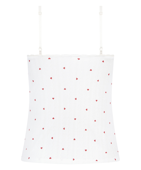 Linne Cami Lace, Vit