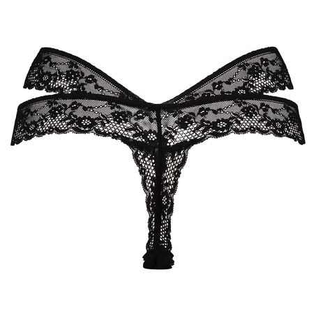 Stringtrosa ULV Jasmin wow, Svart