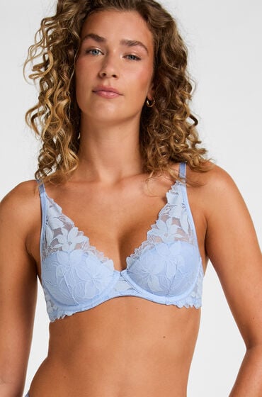 Hunkemöller Ingrid formpressad bygel-bh Blå