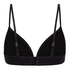 Triangel Bralette Smooth, Svart