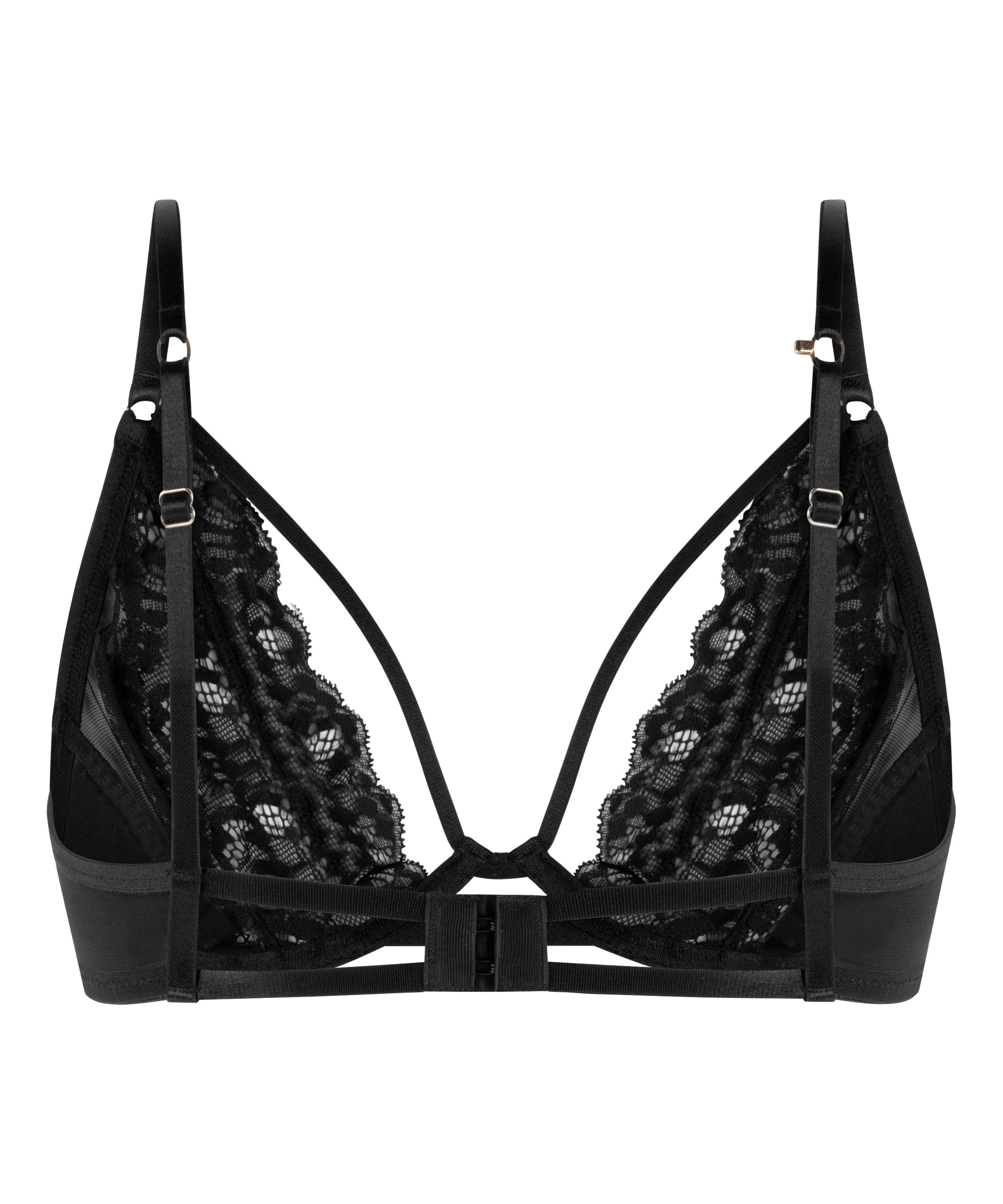 Icke-formpressad BH med bygel Cinnamon, Svart, main