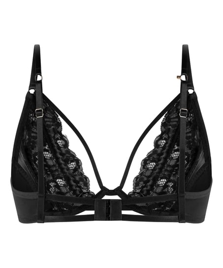 Icke-formpressad BH med bygel Cinnamon, Svart