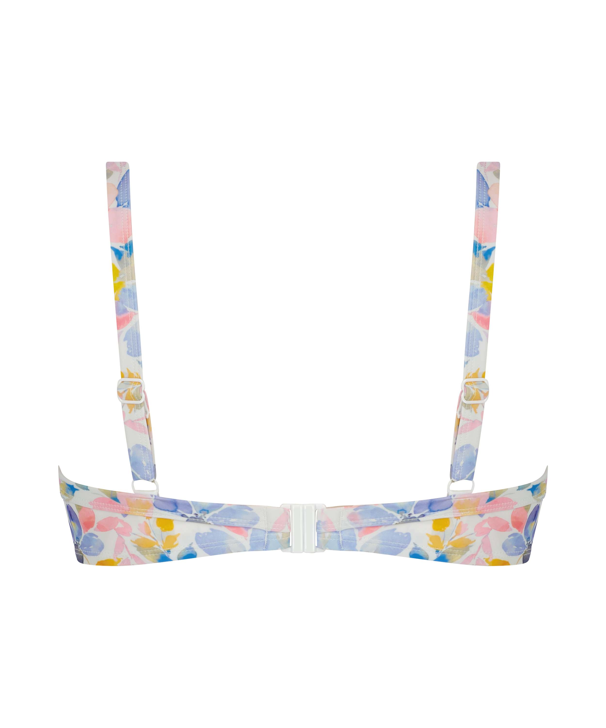 Vadderad bikini&ouml;verdel med bygel Palma, Vit, main