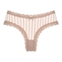 Brazilian-trosa V-shape mesh, Beige