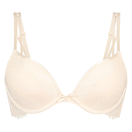Formpressad bygel-bh med push-up Hilary, Beige
