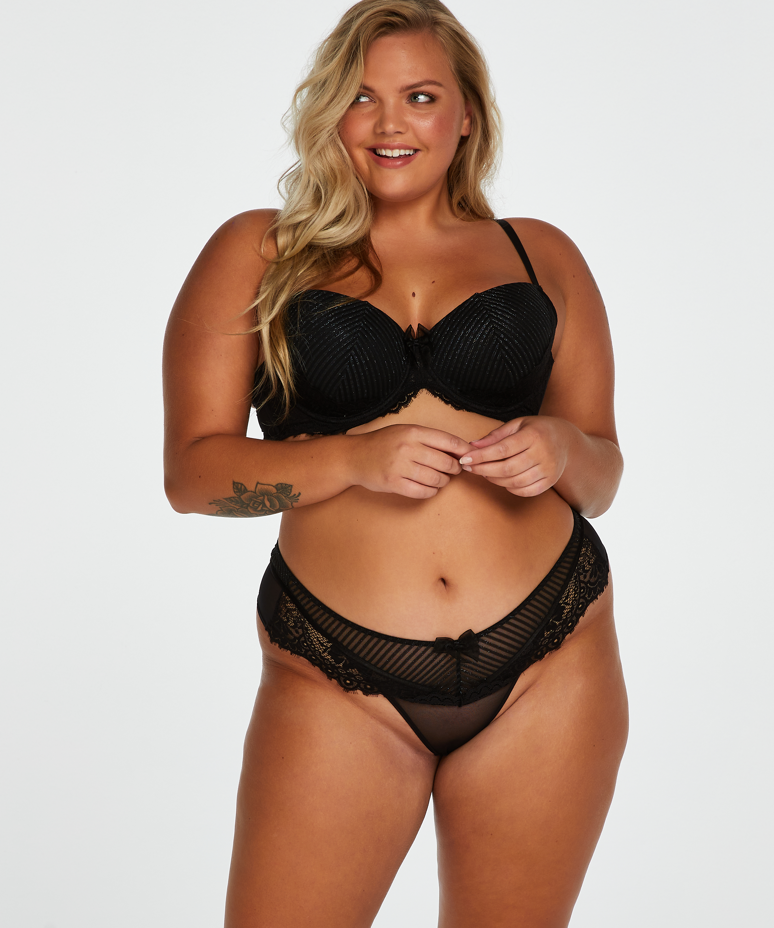 Davy formpressad bygel-bh, Svart, main