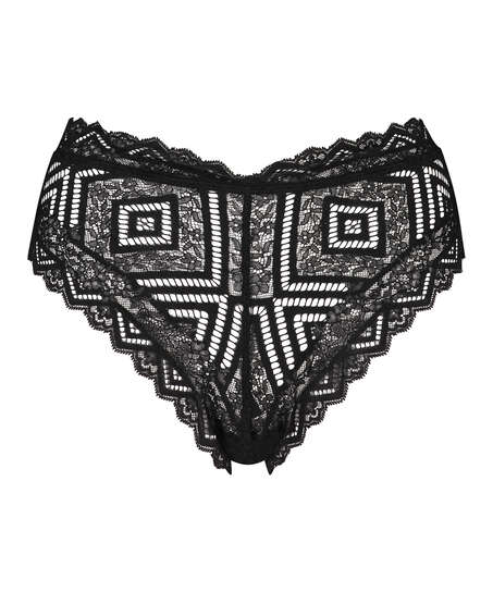 Philomena brazlian-trosa med h&ouml;gt skurna ben I AM Danielle, Svart