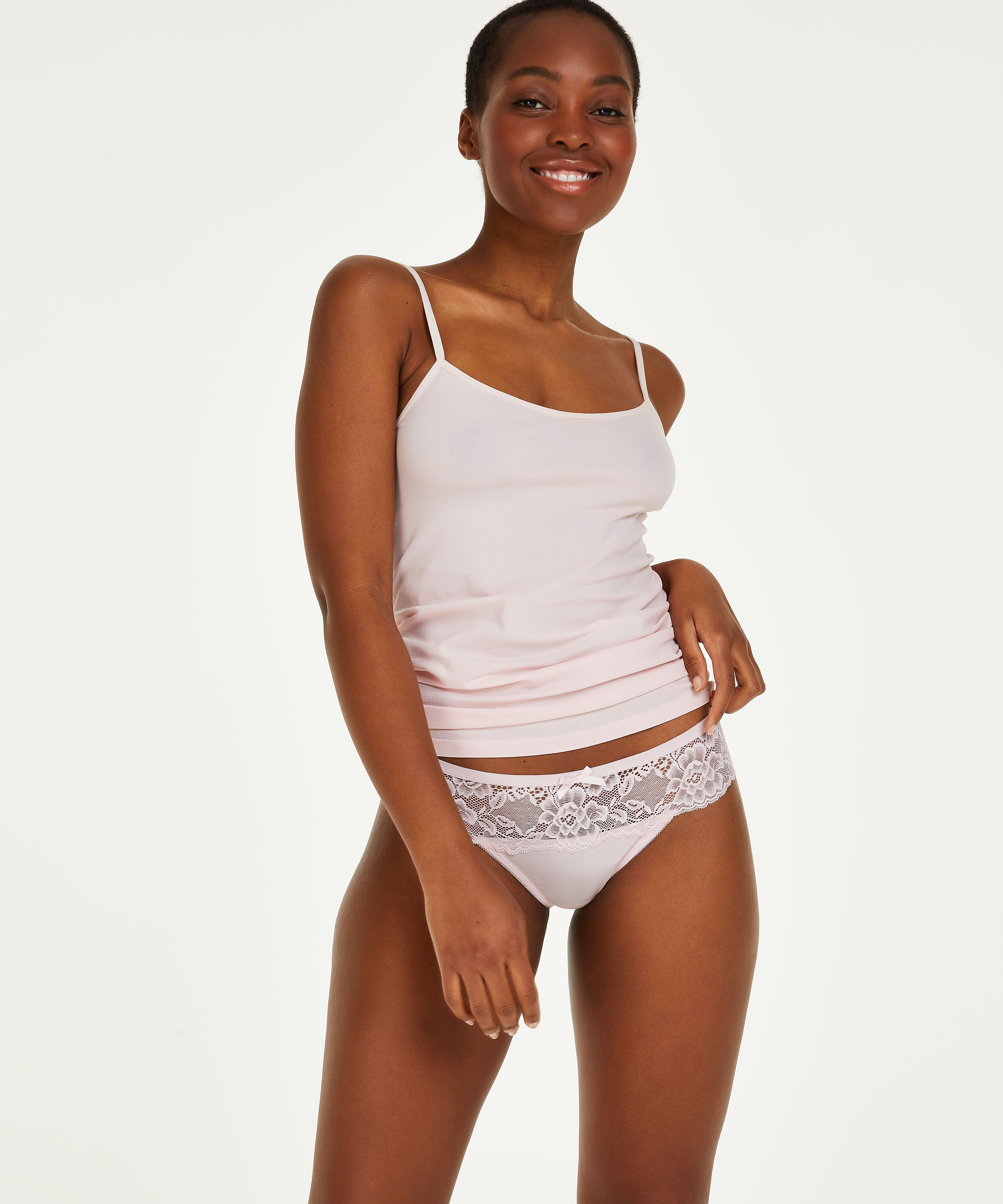 Boxerstringtrosa Bianca, Rosa