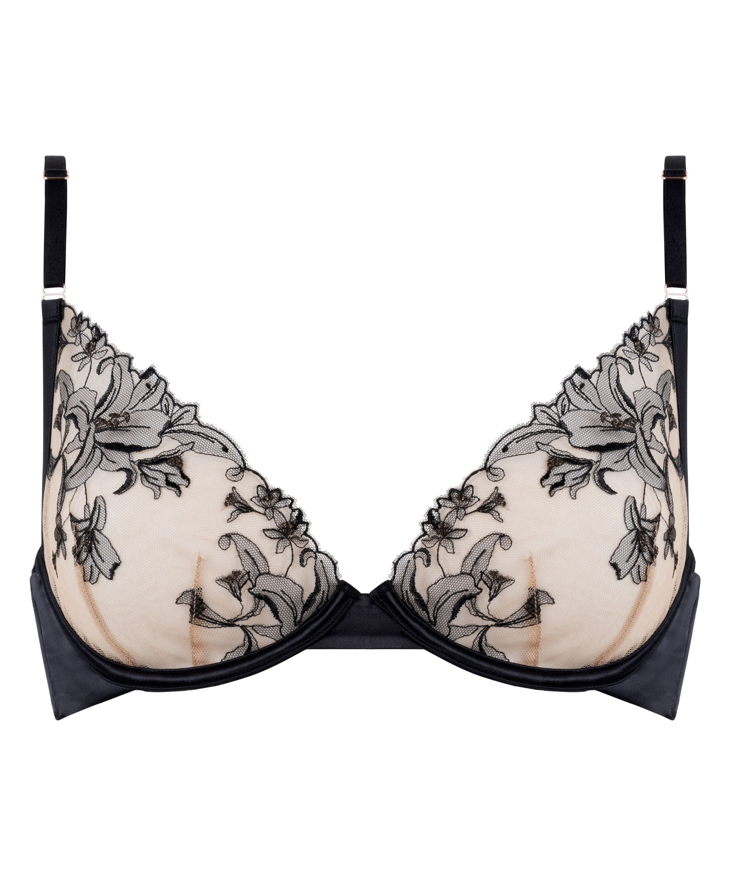 Icke formpressad bygel-bh Anouk, Svart