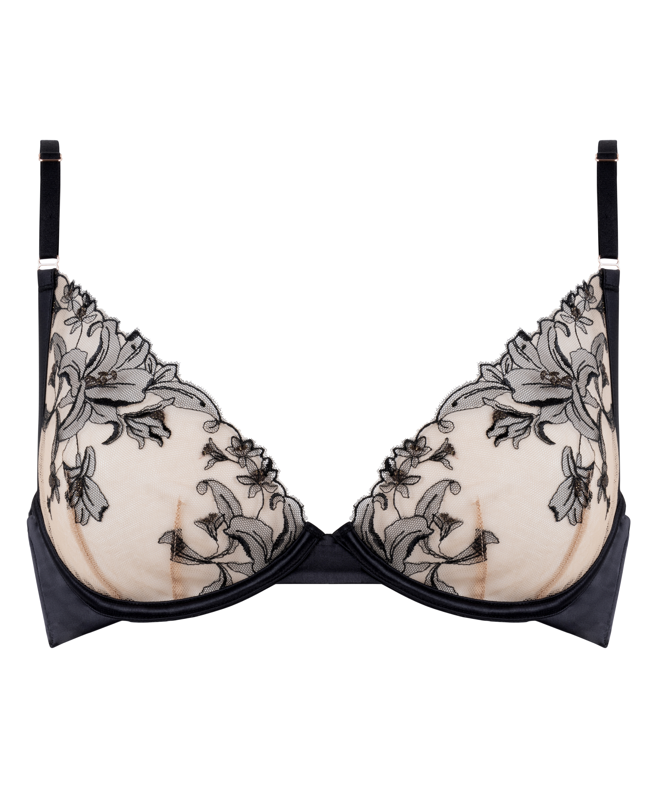 Icke formpressad bygel-bh Anouk, Svart, main