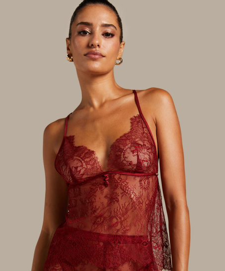 Cami Lace Delphine, Röd