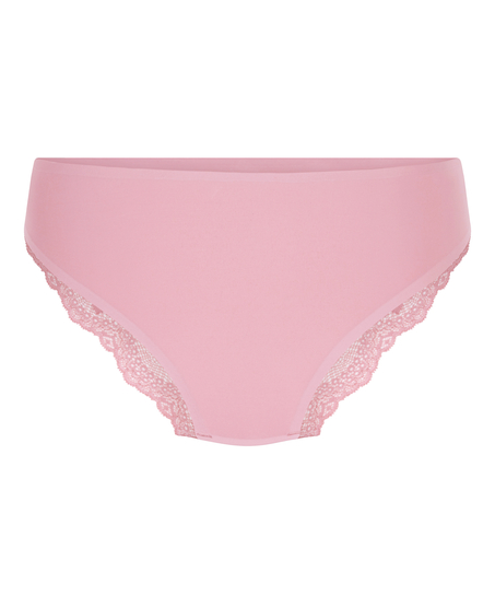 Brazilian-trosa Invisible Lace Back, Rosa