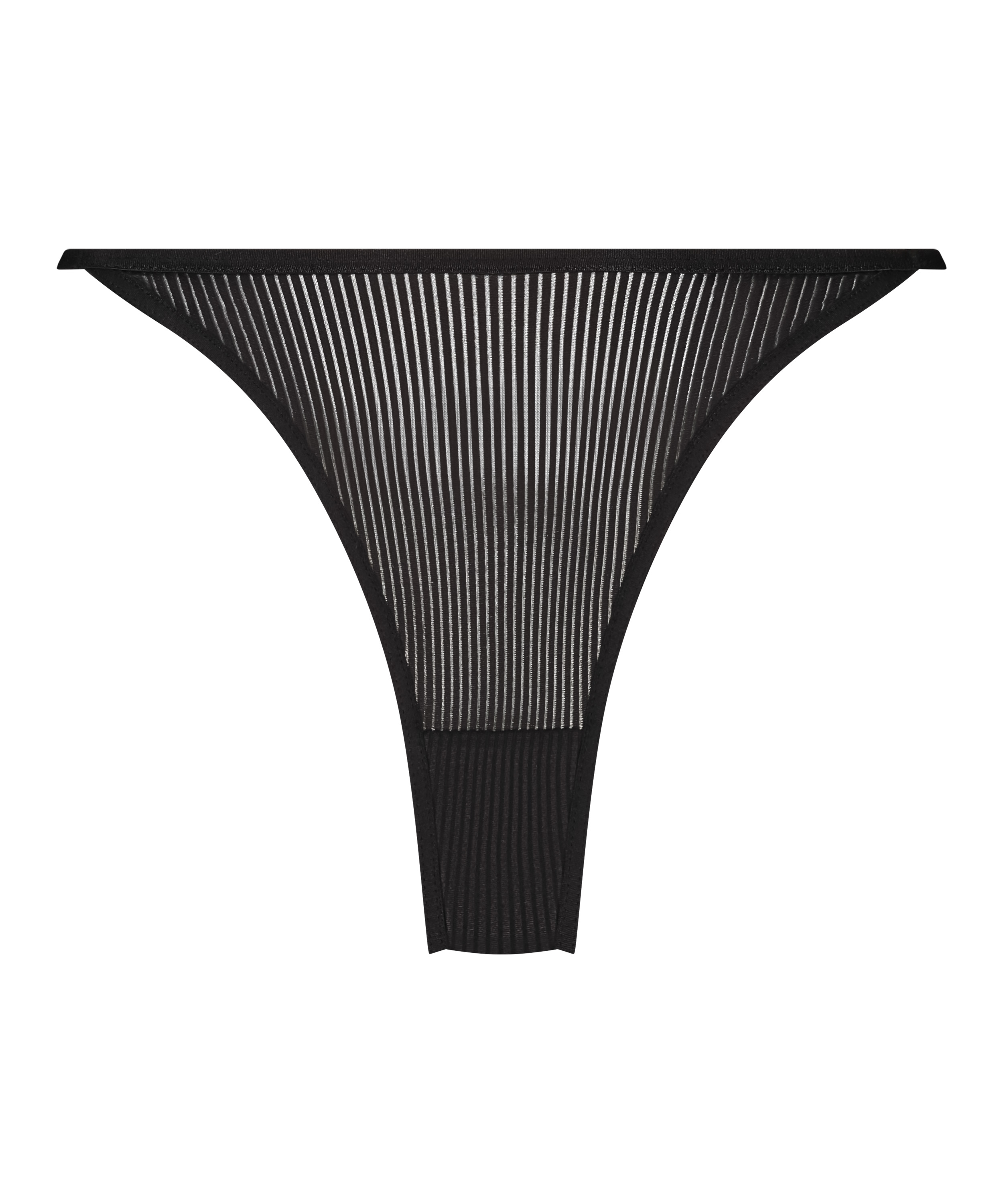 Högt skuren stringtrosa Kaiden, Svart, main