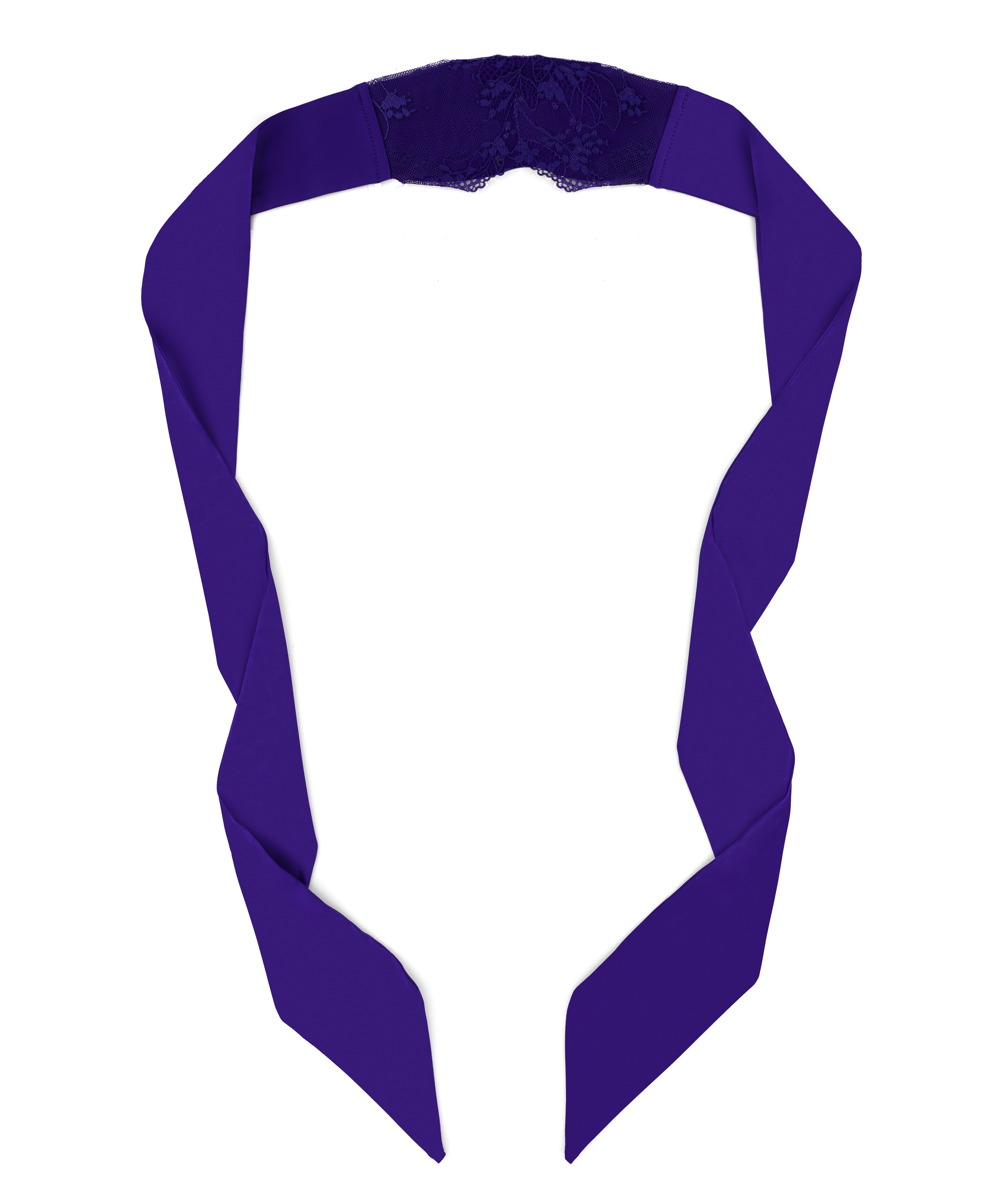 Ögonbindel Private lace, Blå, main