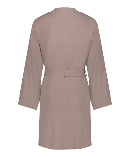Ribbad kimono, Brun