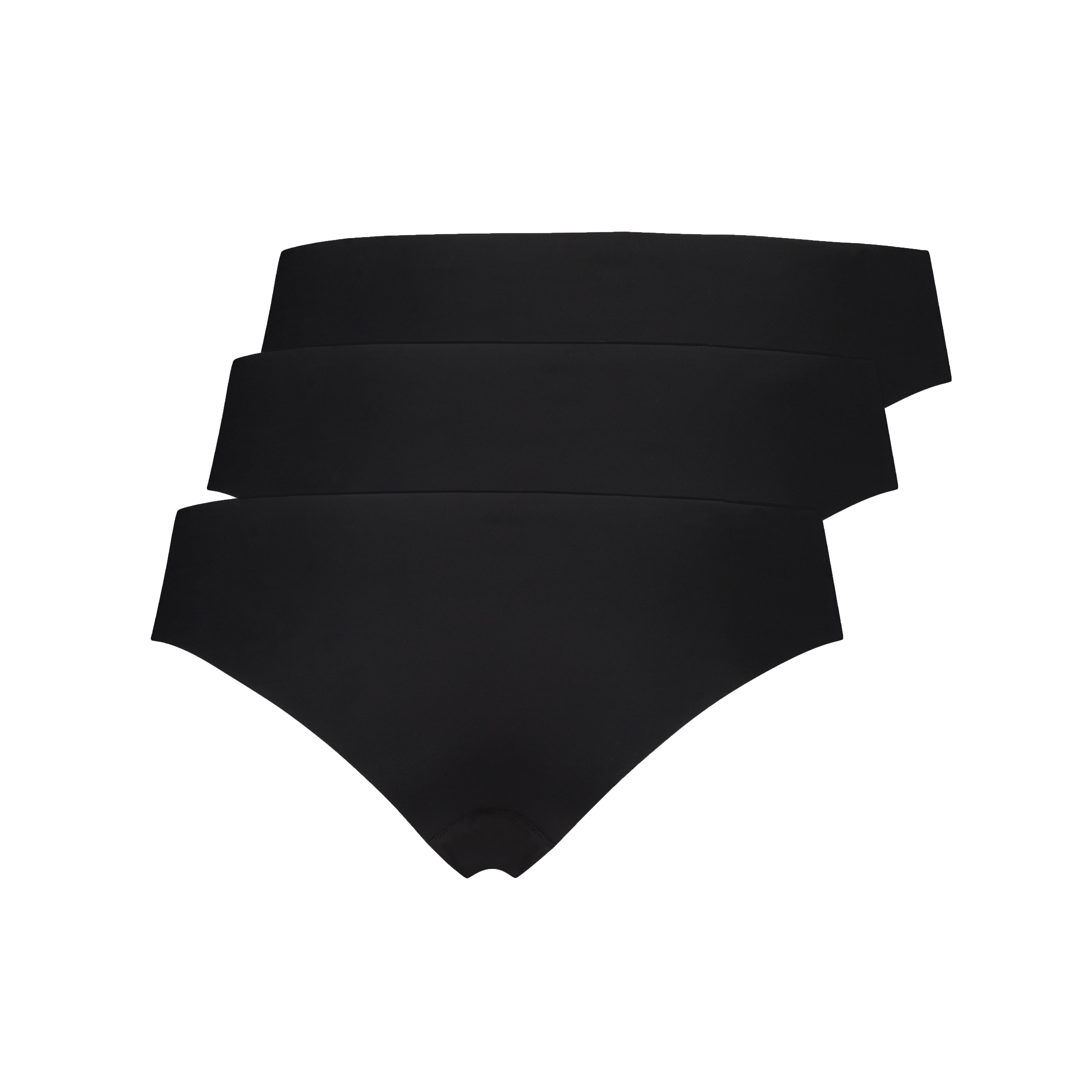 Brazilian-trosa Invisible i bomull, Svart, main