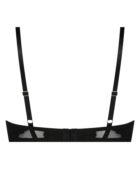Icke-formpressad BH med bygel Kali, Svart