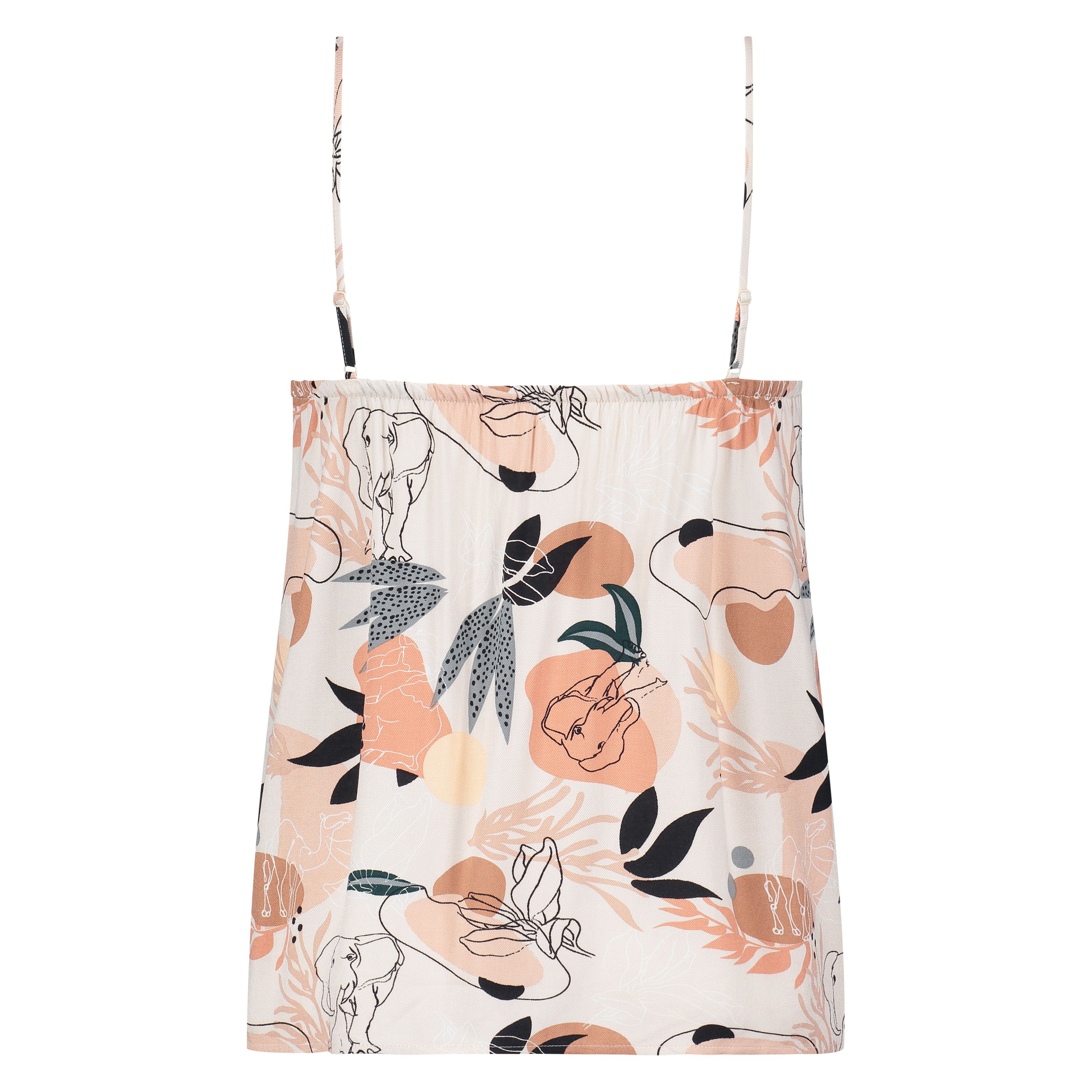 Linne i v&auml;vt tyg, Rosa, main