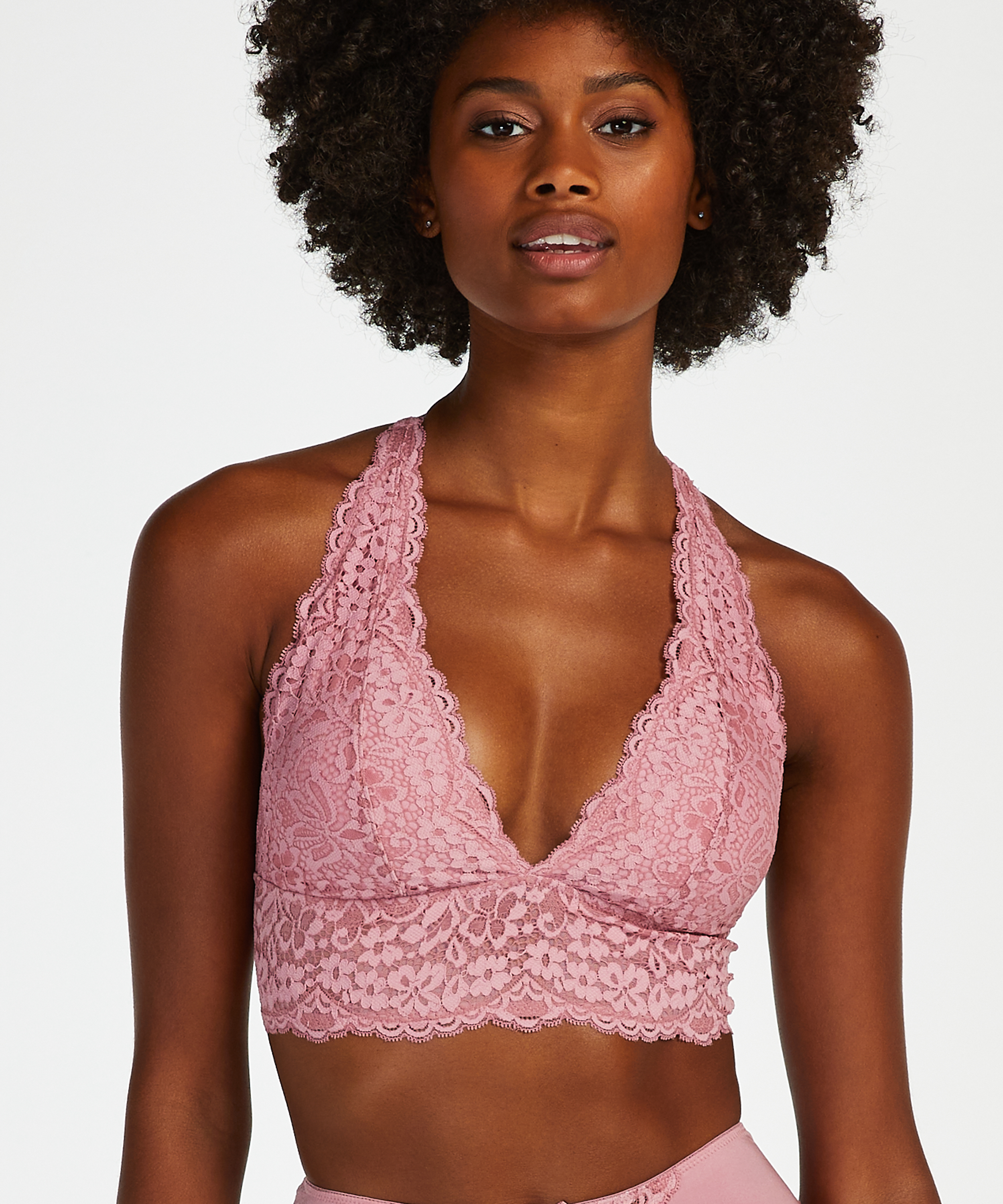 Bralette Rose, Rosa, main