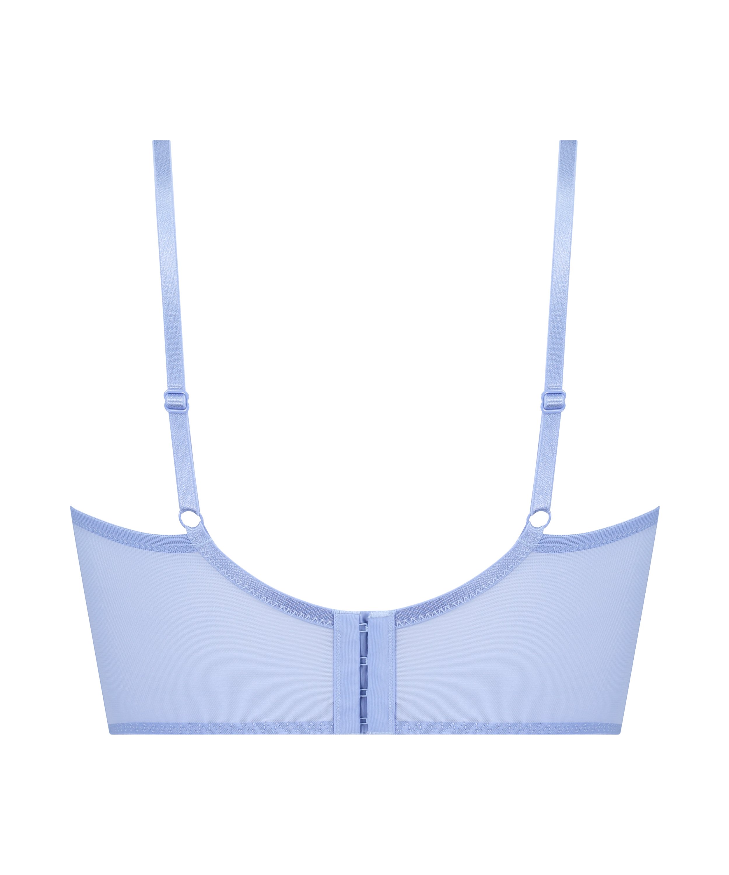 Formpressad longline bygel-bh Kimberley, Blå, main