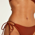 Bikini-underdel med höga ben Sahara, Brun