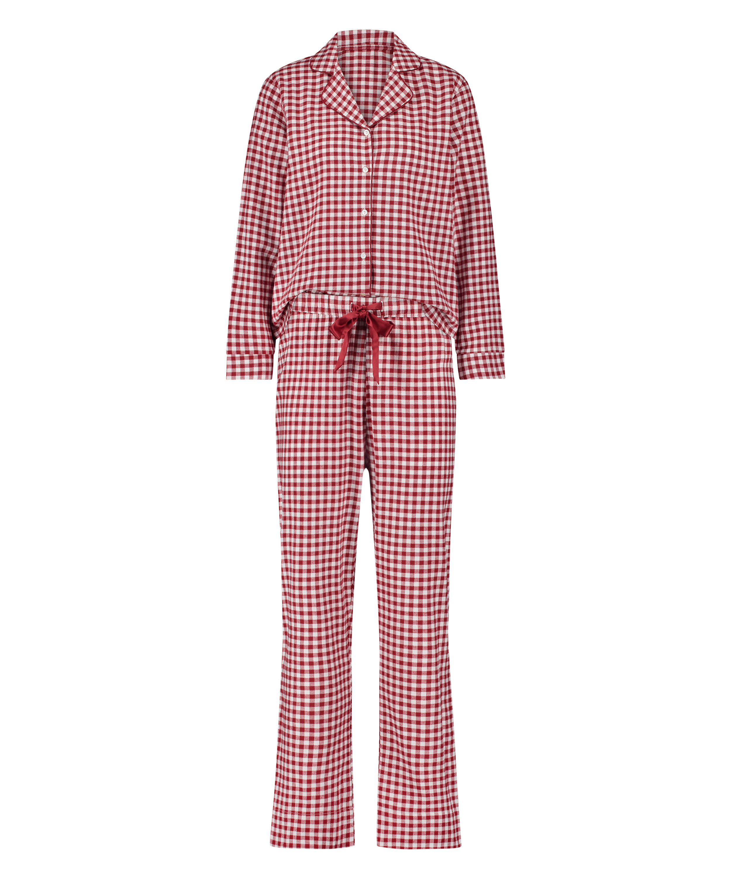 Pyjamasset Flannel, Röd, main