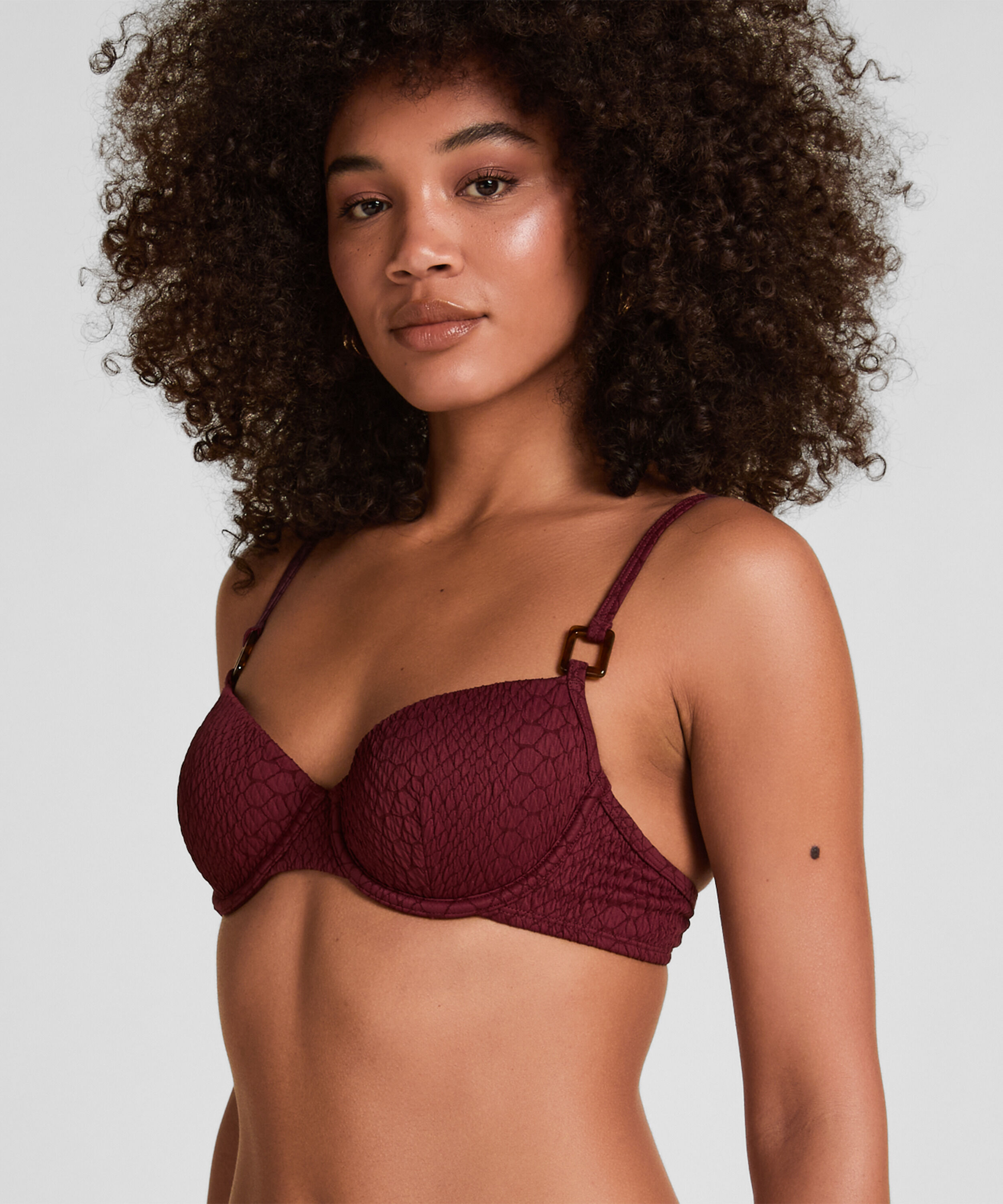 Vadderad Bygel BikiniTop Aruba, Lila