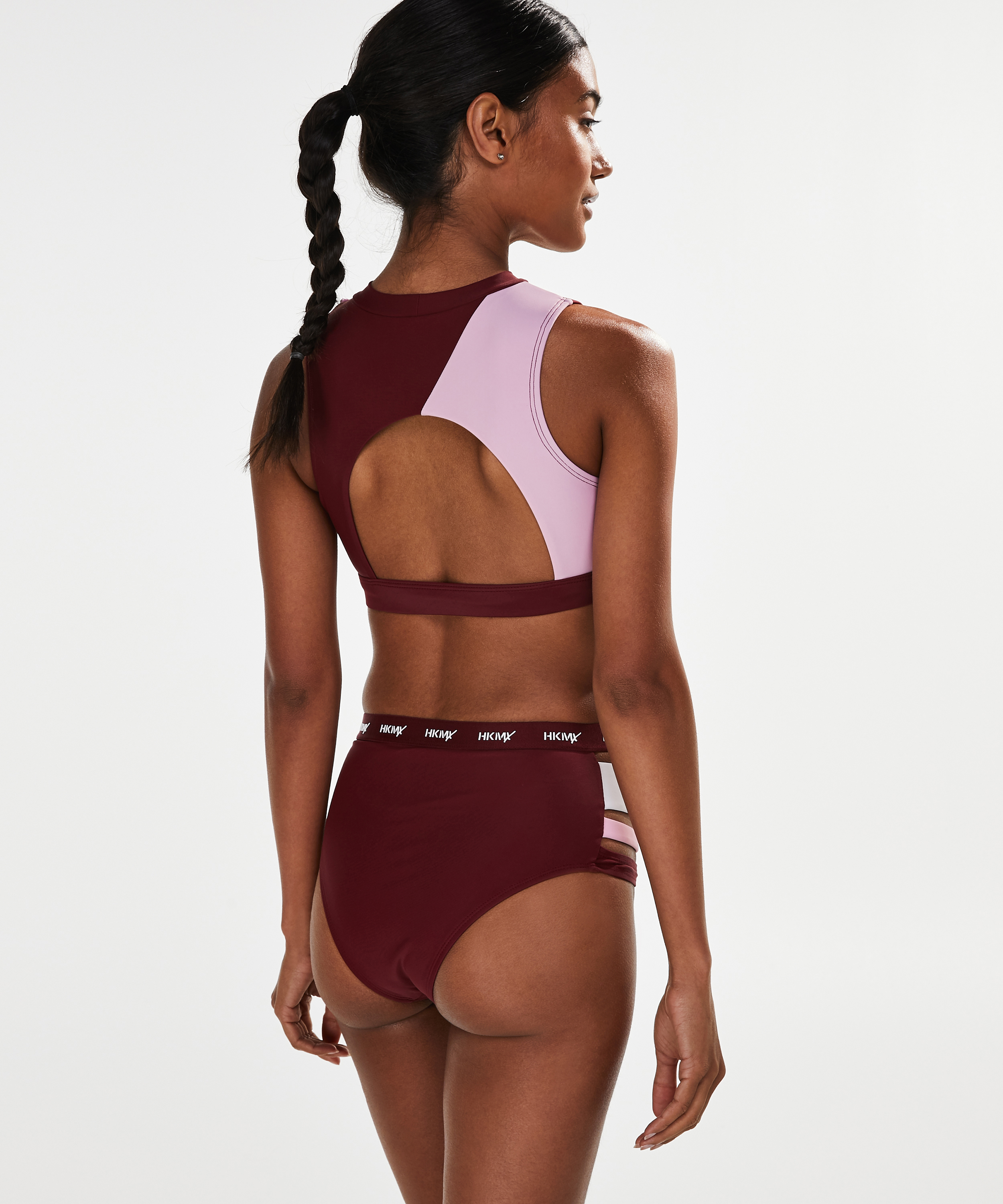 H&ouml;g bikinitrosa HKMX Cheeky, r&ouml;d, main