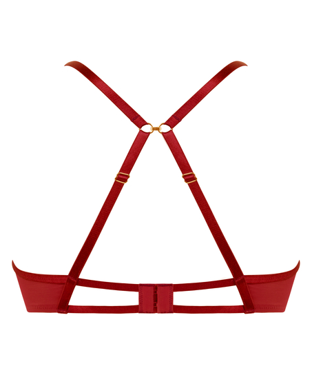 Icke-formpressad BH med bygel Cinnamon, Röd