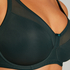 Icke-formpressad minimizer-bh med bygel Nina, Grön