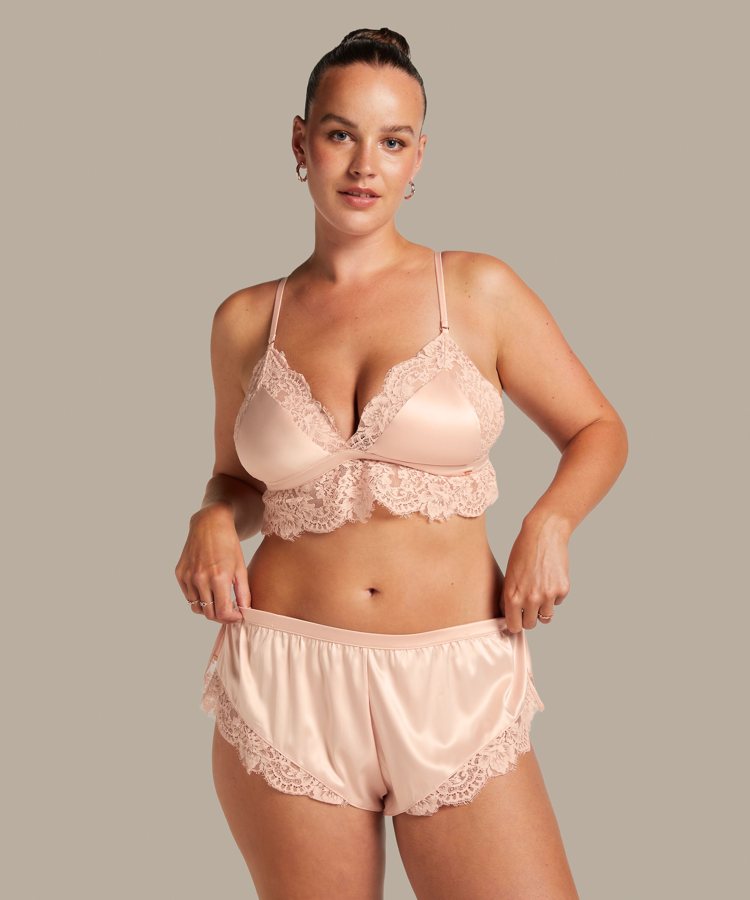 Slip Lace Valerie, Rosa