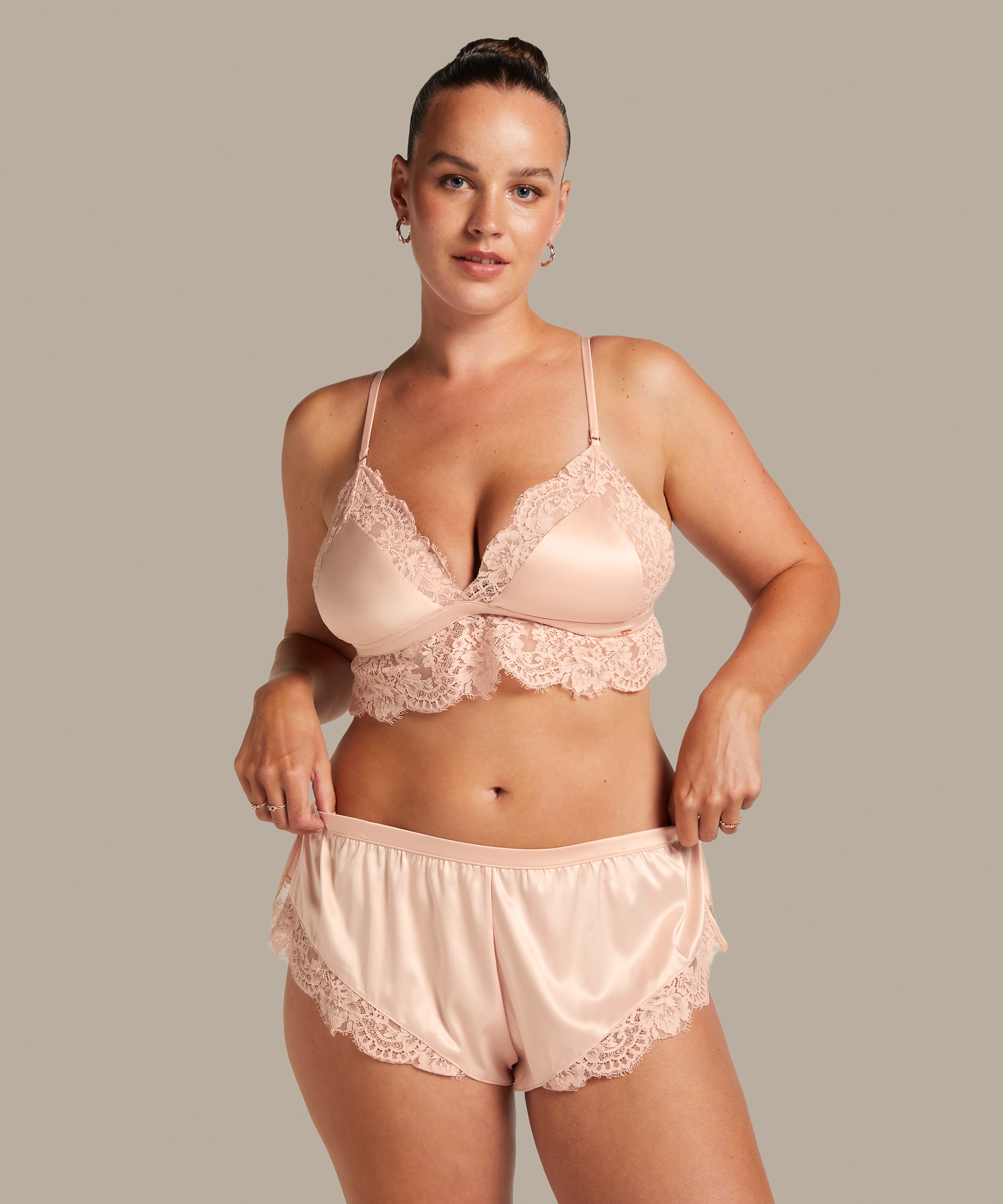 Slip Lace Valerie, Rosa, main
