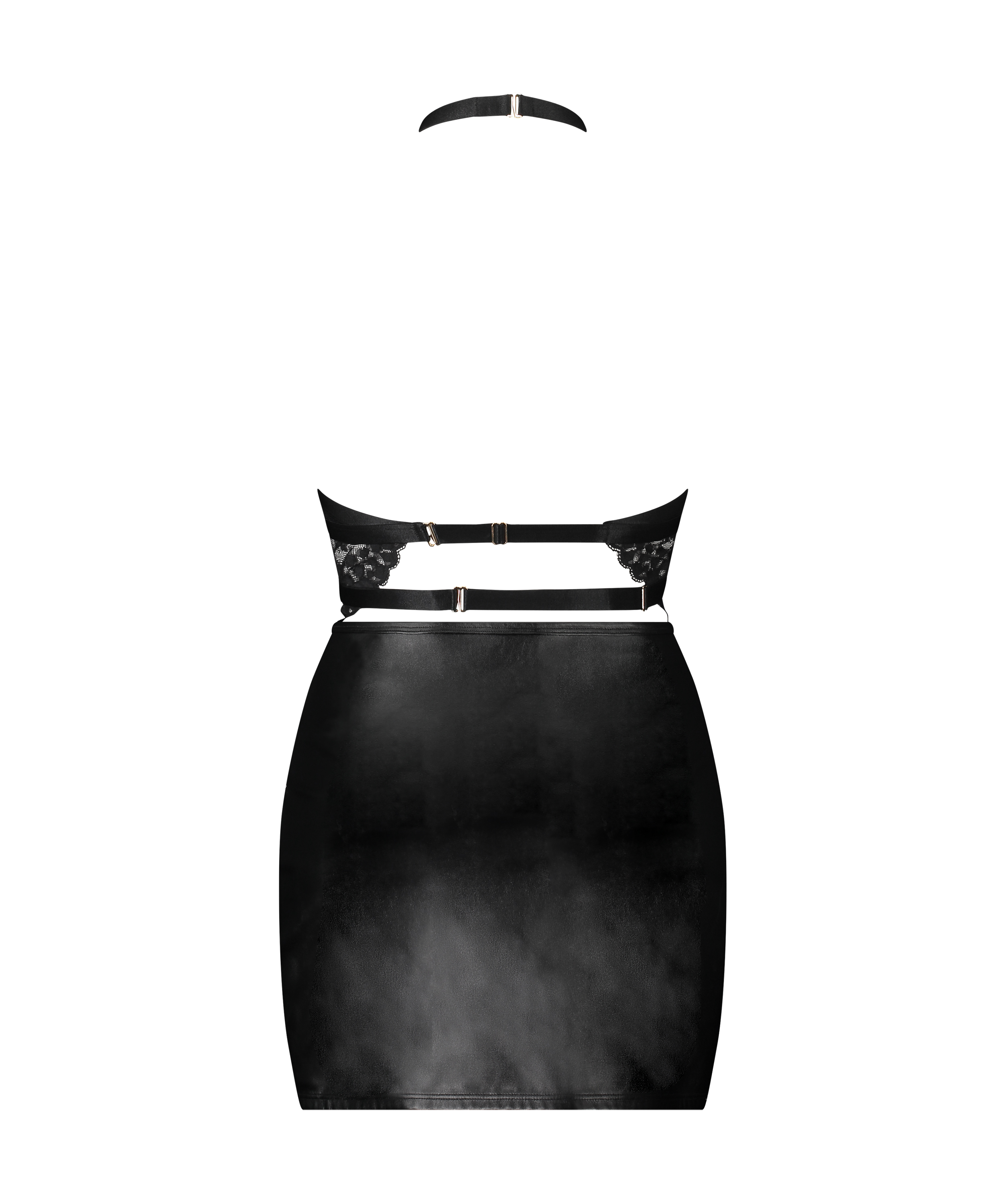 Slipklänning Bondage Desire, Svart, main