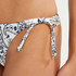 Paisley brazilian-bikiniunderdel, Vit