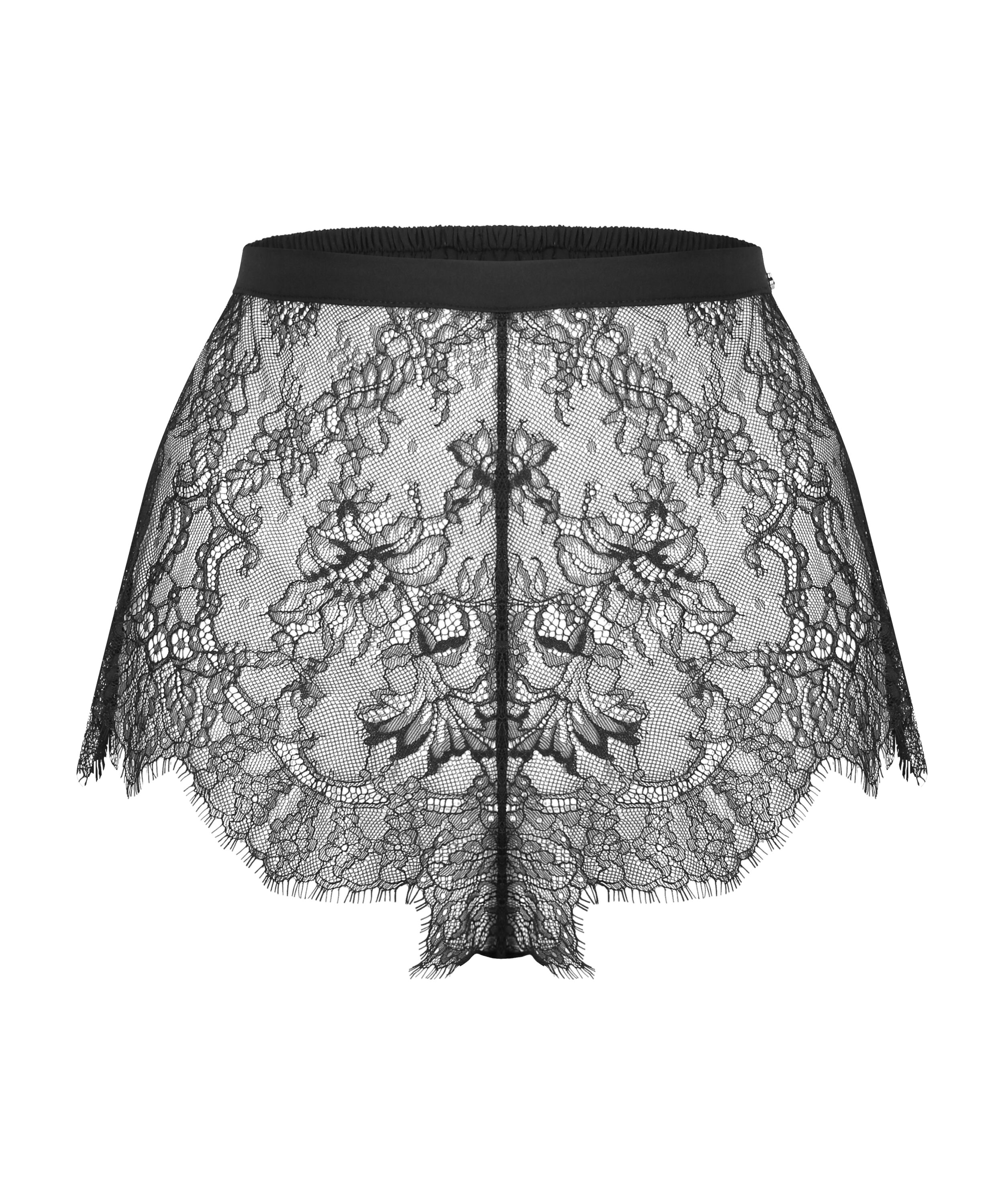 Shorts Lace Delphine, Svart