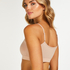 ﻿Bralette med remmar, Beige