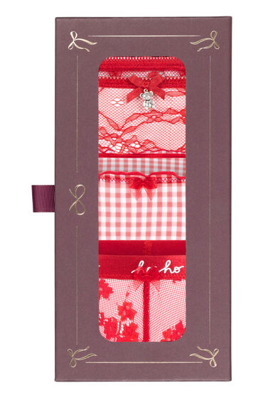 Hunkemöller Julstringtrosa presentset Röd