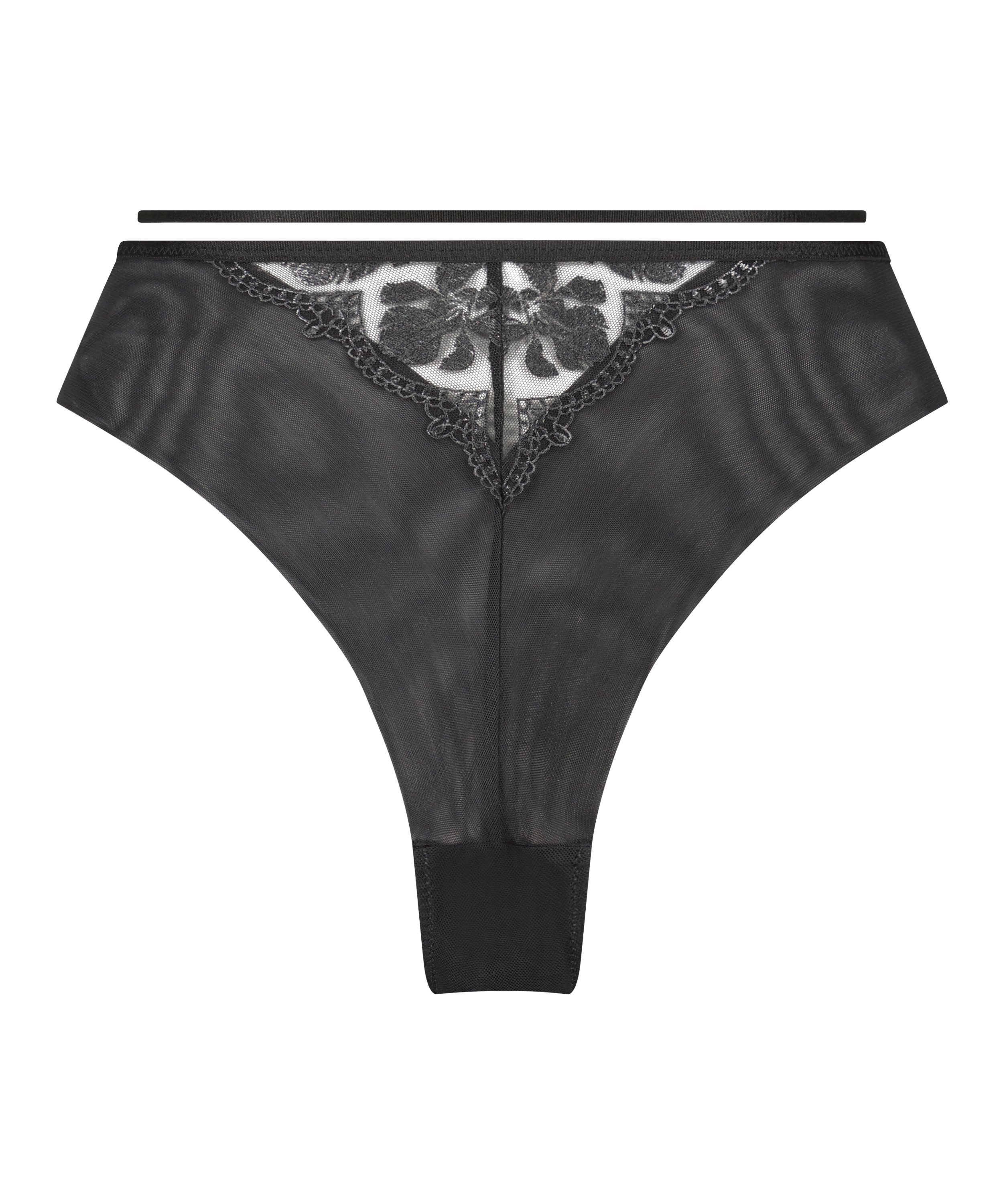 Högt skuren braziliantrosa Mila, Svart, main