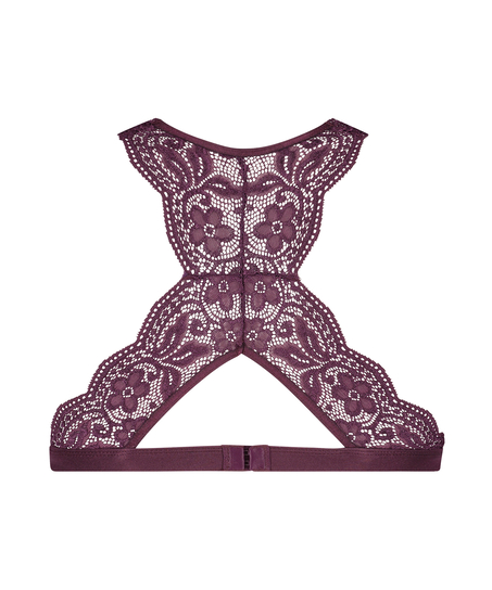 Halter-racerback bralette, Lila