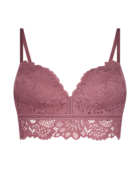 Formpressad longline bh utan bygel Shiloh, Lila