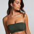 Bandeau Bralette Smooth, Grön
